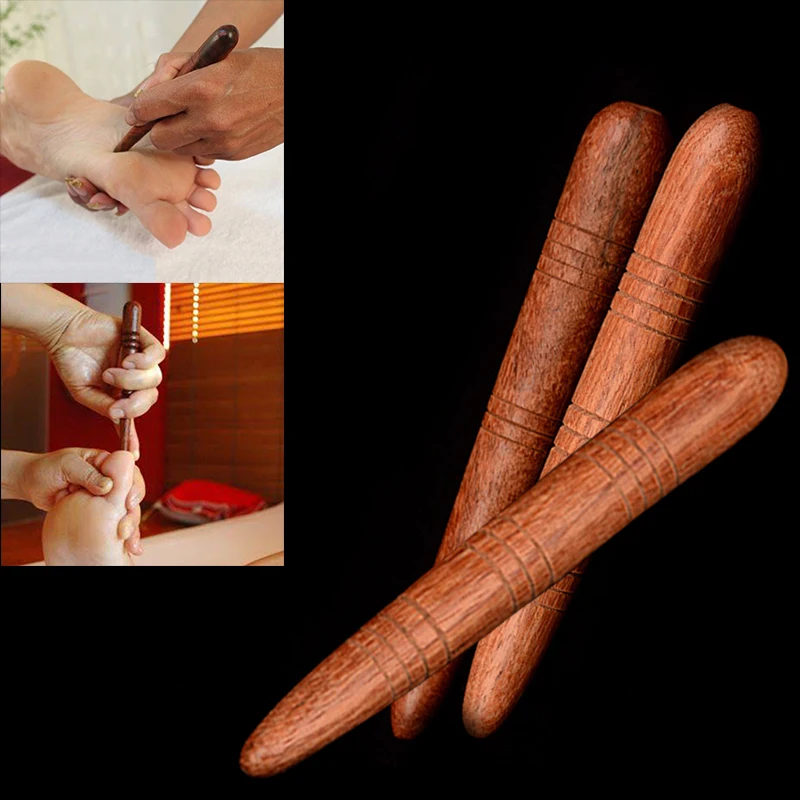 

Natural Rosewood Wooden Acupoint Pen Dials Acupuncture Points Pen Face Massager Pull Out Muscle Scraping Beauty Health Care Tool