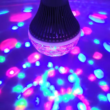 

Disco LED Light 3W Colorful Auto Rotating RGB LED Disco Lamp Household Party Stage Light Decor Christmas Party Wedding Lights D