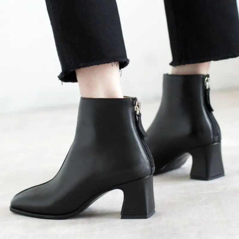 bottines talons epais