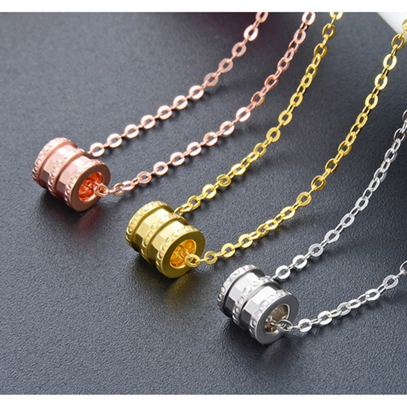 Простая Классическая Подвеска на ожерелье Красное/желтое/серебряное цепочка