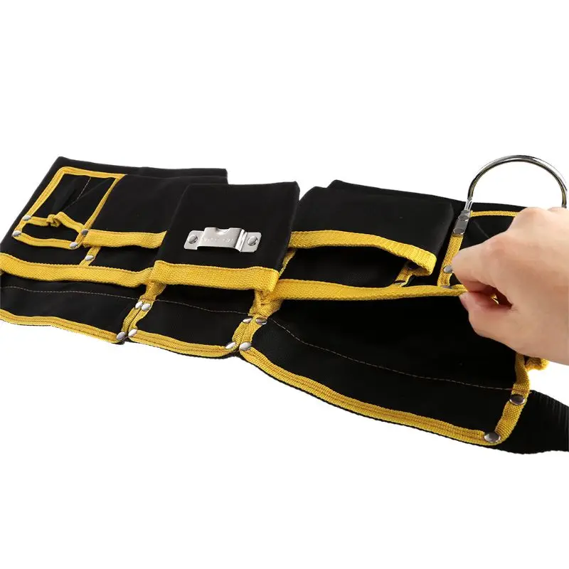 Multi-functional Electrician Tool Bag Waist Pouch Belt Storage Holder Organizer 19QB