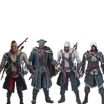 

15cm Creed Series 4 Connor Haytham Edward Kenway Mohawk Action Figure Collectable Model Toy Doll Gift