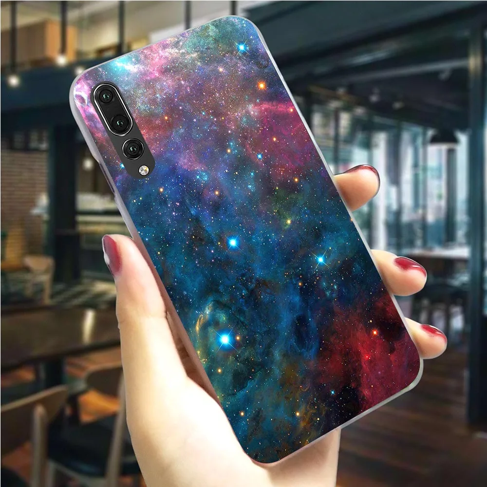 Чехол для телефона huawei P20 Lite Star Space Cover P9 Lite Mini/ P10 20 30 Lite Pro P Smart Z mate 10 20 Lite - Цвет: K3045701
