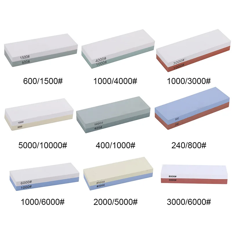 1 шт. точилка для ножей камень 600/1500 1000/3000 1000/4000 Профессиональный точильный камень двухсторонняя точилка Кухонные инструменты