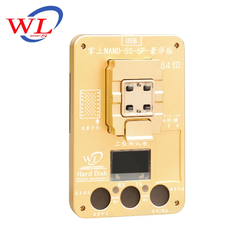 WL PCIE 64 бит программист для iPhone 5S 6 6Plus NAND жесткий диск чтения и записи Тесты стеллаж для выставки товаров серийный номер SN для iPhone