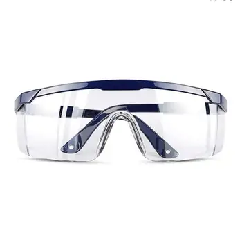 

Protective Anti-Fog Glasses Isolation Breathable Anti-Spit Goggles Fully Clear Vision Safety Anti-Splash Temples Stretchable
