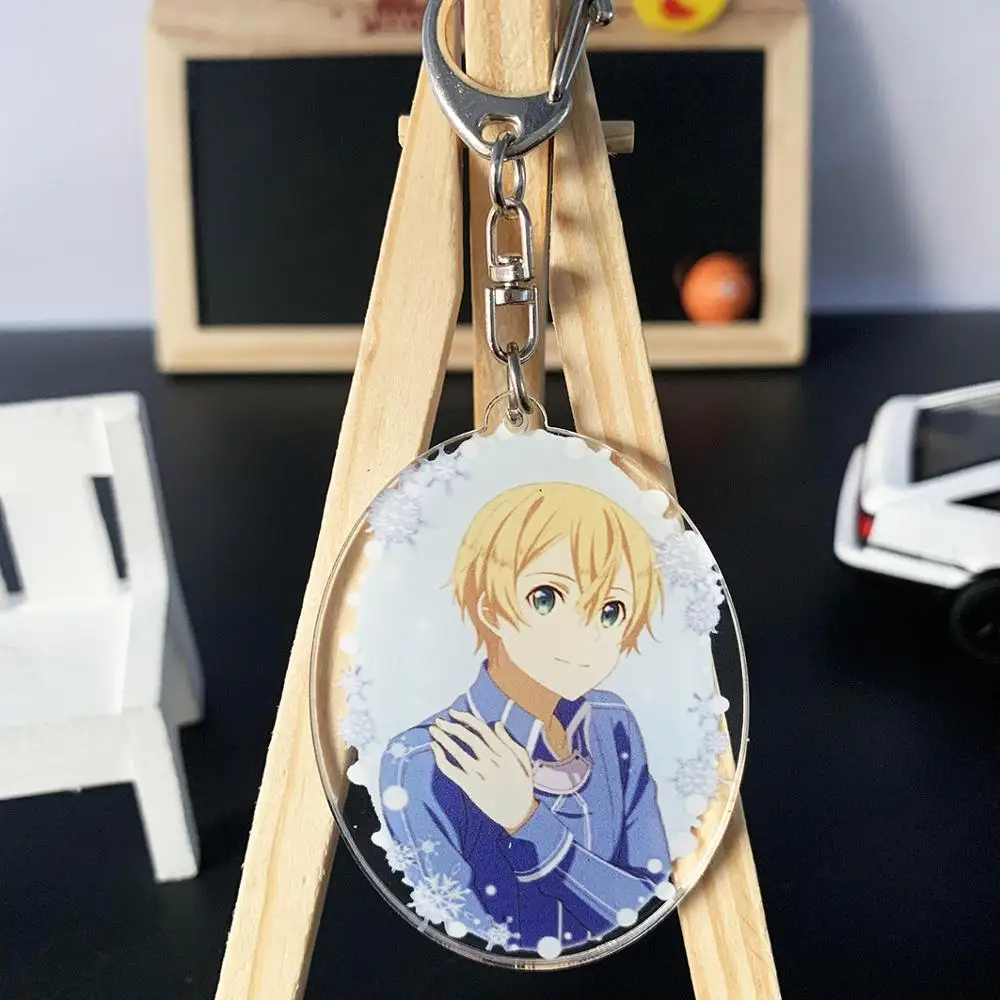 Аниме меч искусство онлайн Asuna Krito Yuuki если акриловая фигурка брелок украшение