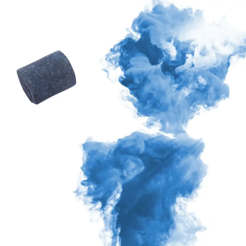 5 шт./компл. дым торт круглый красочный эффект тумана чайник шоу на сцене съемка фон помощь игрушка вечерние реквизит - Цвет: 5PCS Blue