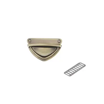 

Triangle Shape Clasp Turn Lock Twist Locks for DIY Handbag Shoulder Bag Purse