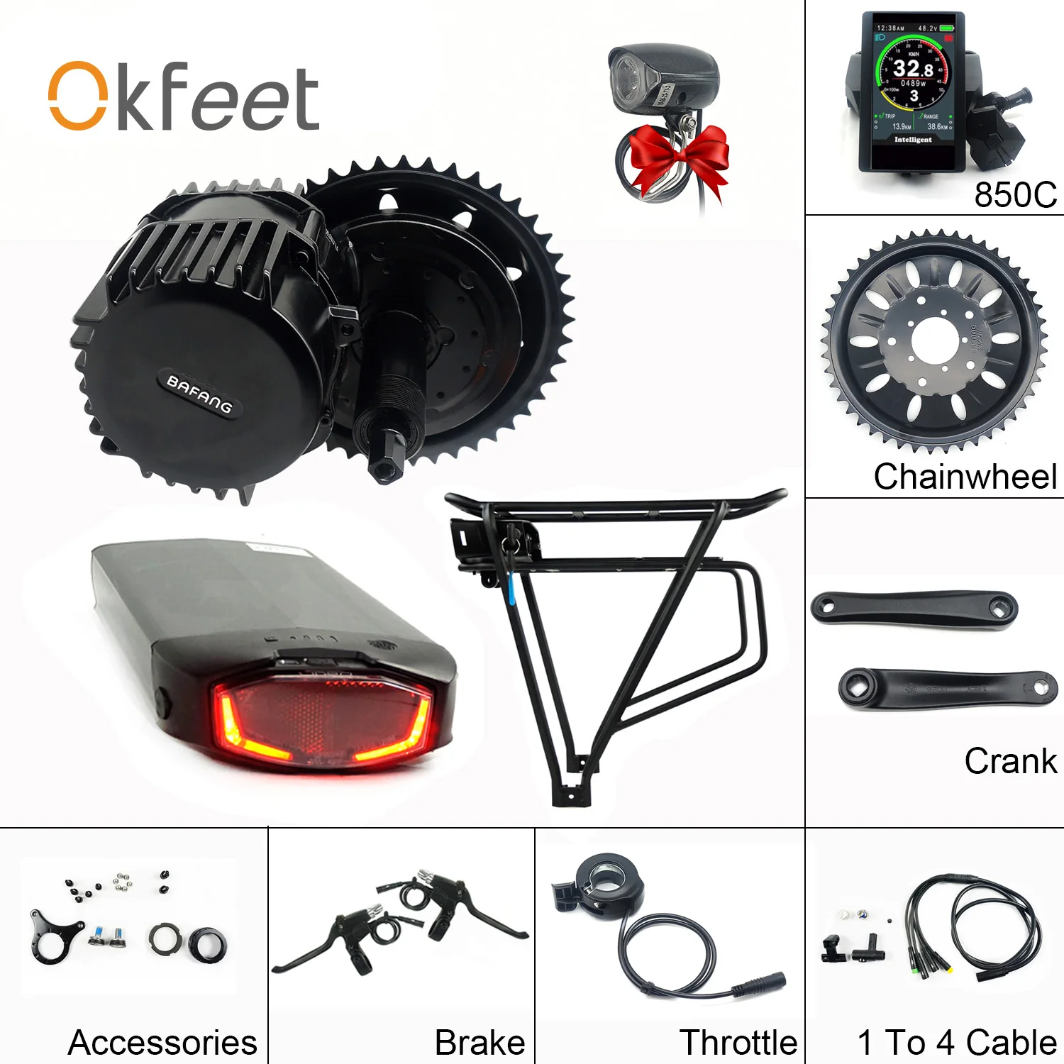 bafang 48v 1000w bbshd ebike kit
