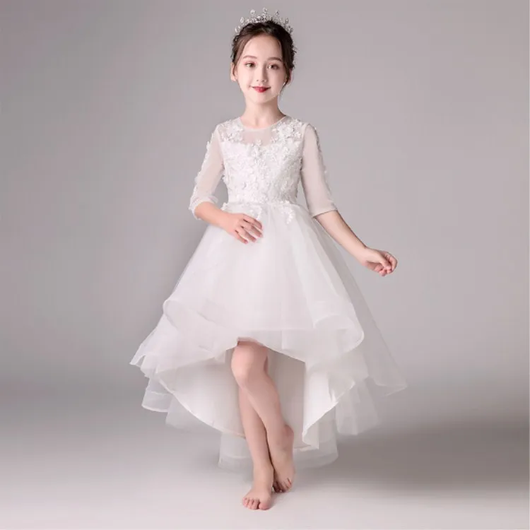 CHILDREN'S Dress Princess Dress Puffy Flower Boys/Flower Girls Piano Costume Girls Small Host Late Formal Dress Catwalks Wedding