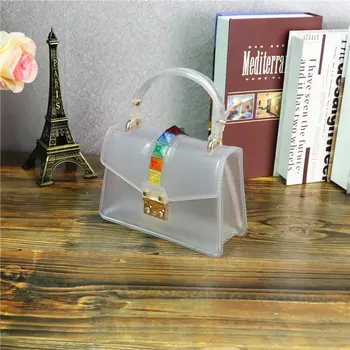 

2020 new women's single shoulder gradient jelly fashion crossbody bag ladies