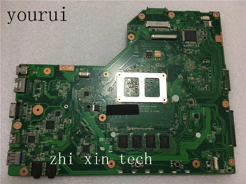 yourui High quality For ASUS K54C Laptop motherboard with i3-2370u CPU REV 3.0 DDR3 Fully tested