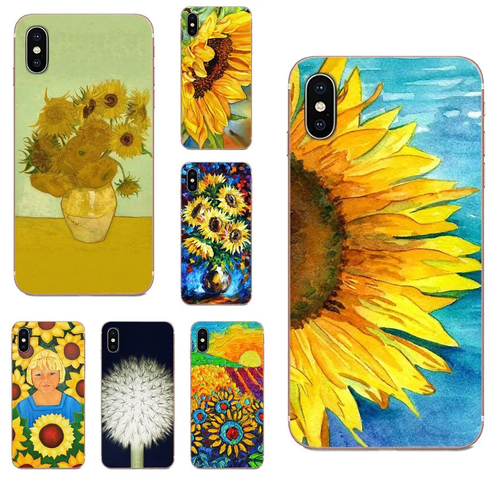 Акварельные Подсолнухи и лаванды для Huawei Honor 5C 5X 6A 6X 7 7A 7X 8 8A 8S 8X 9 10 30 Lite Pro Y6 II Y7 Y9 Prime