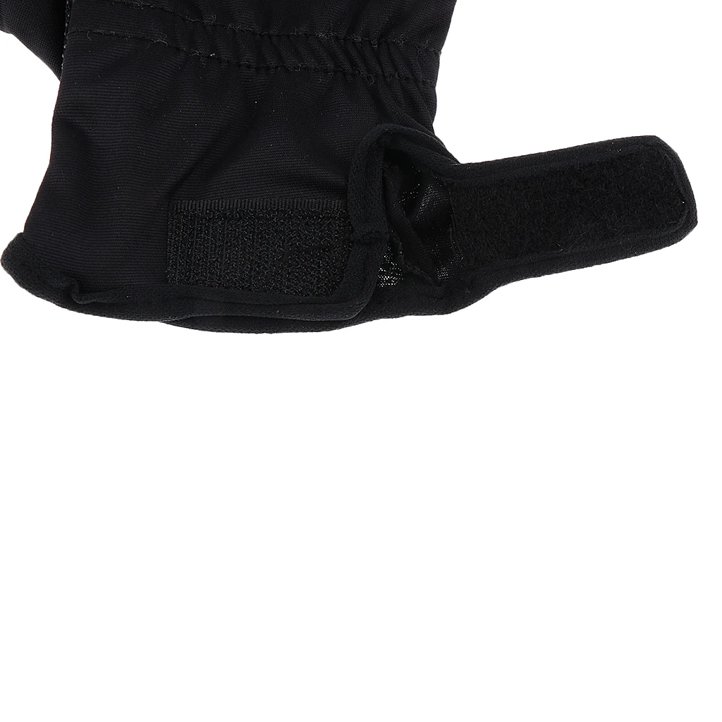 1 Pair Anti Slip 3 Low Cut Finger Fishing Gloves With Adjustable Wrist Strap Fishing Gloves for Fishing Camping 