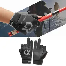 

60% Discounts Hot! Summer Waterproof Non-slip Gloves Three Cutting Half Finger Protective Cover for Outdoor Fishing