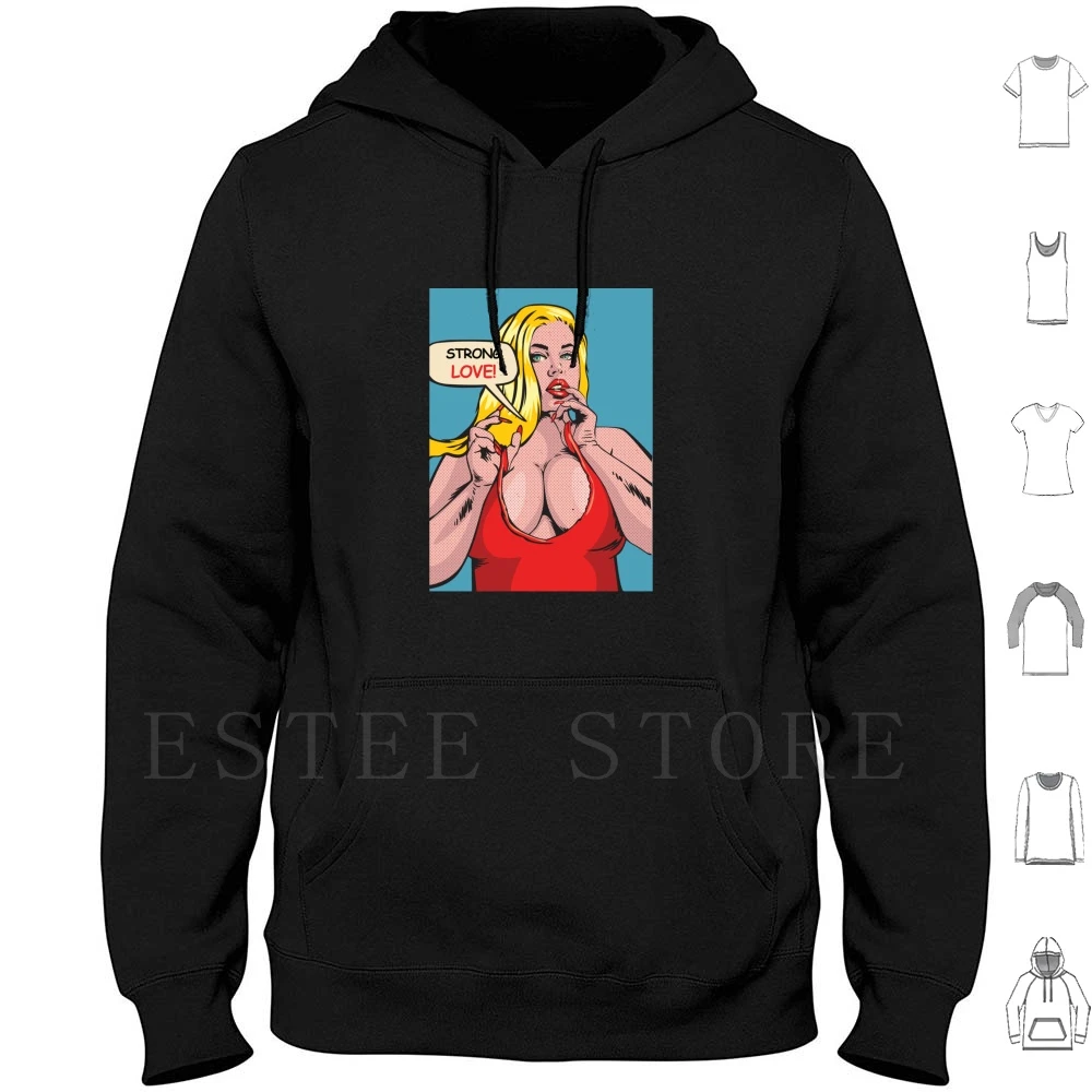Stronger Love Hoodies Long Sleeve Sees