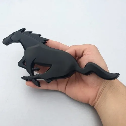 3D Металл Mustang Лошадь передний капот решетка тела эмблема наклейка Mustang Лошадь логотип спереди для Ford Mustang - Название цвета: sticker