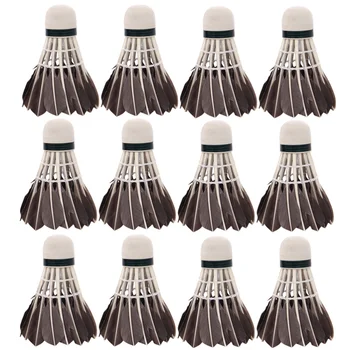 

24 Pcs Black Foam Ball Head Badminton Hit-resistant Badminton Drop-resistant Badminton High Quality Badminton Black Feather Badm