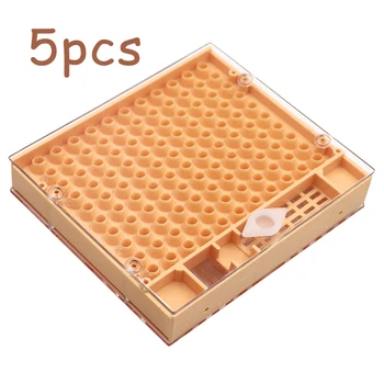 

5 pcs Plastic Nicot Bee Beekeeping Tools Apicultura Honey Nicot Queen Bee Rearing System For Beekeeping Royal king cage