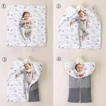Спальный мешок для малышей, конверт для коляски, мешок для детской коляски, муфта для ног, теплые зимние подгузники для новорожденных, Пеленальное Одеяло