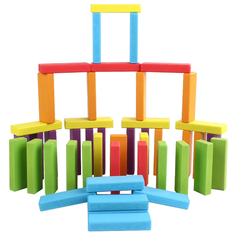 

Children'S Educational Toy Color Jenga Baby Color Cognitive Bricks Pro Building Blocks Game Parent And Child Toy Wholesale