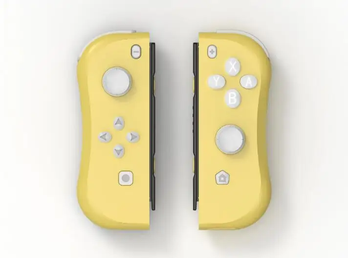 Беспроводной джойстик с поддержкой технологии handleonow, Bluetooth, контроллер для переключателя, джойсон, левый и правый джойкон, контроллер - Цвет: yellow