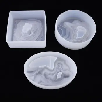 

Crystal Epoxy Resin Mold Flower Pot Casting Silicone Mould DIY Craft Making Tool 83XF