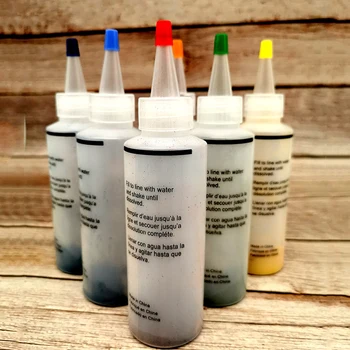 

6 colors One-Step Single Tie-Dye Kit Cotton Fabric Textile Paint Colours DIY Decorating Colorful Clothing Tie Dye Kit