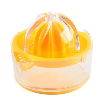 

Plastic Manual Orange Squeezer Container Lemon Lime Citrus Juice Reamer Hand Press Juicer Fruit Vegetable Tools Kitchen Gadgets