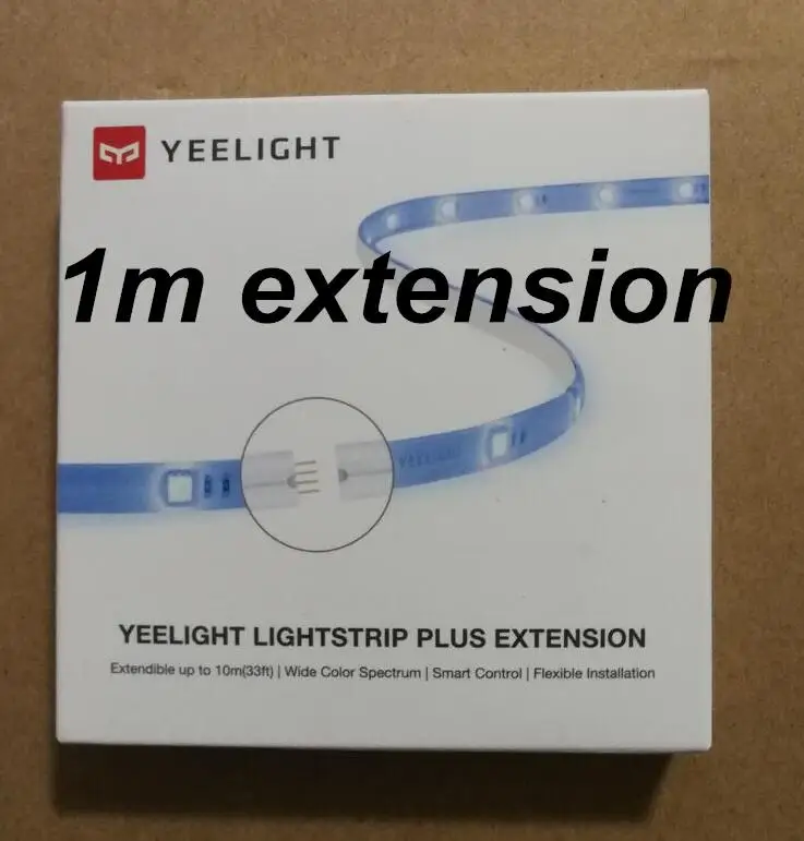 Xiao mi Yeelight умная световая полоса плюс 1 м выдвижной светодиодный проводник цвета RGB огни работа Alexa Google Assistant mi домашняя Автоматизация