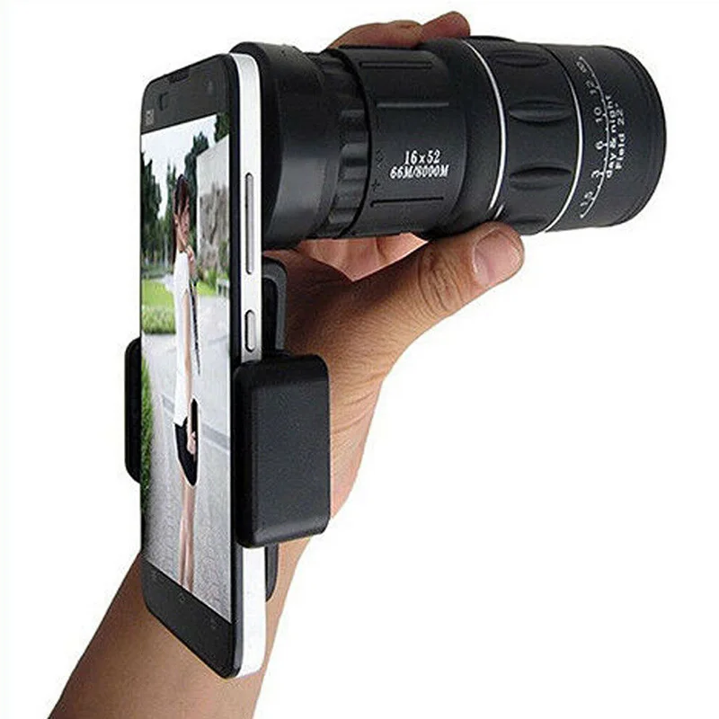 

Outdoor Waterproof Monocular HD Optic Day Vision Telescope 66m/8000m High Definition Optical Telescope Phone Stand Mobile Phone