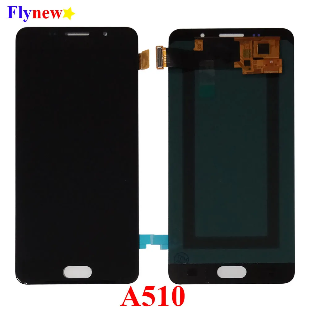 ЖК дисплей Super AMOLED 5 2 дюйма для SAMSUNG Galaxy A5 2016 A510 A510F A510M цифровой преобразователь