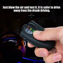 Профессиональный портативный брелок для ключей, светодиодный тестер на алкоголь, алкотестер, анализатор алкоголя, диагностический инструмент