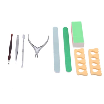 

Nail Cuticle Pusher Clipper Scissor Nipper Tweezer Picker Steel Manicure Nail Art Tools Kits