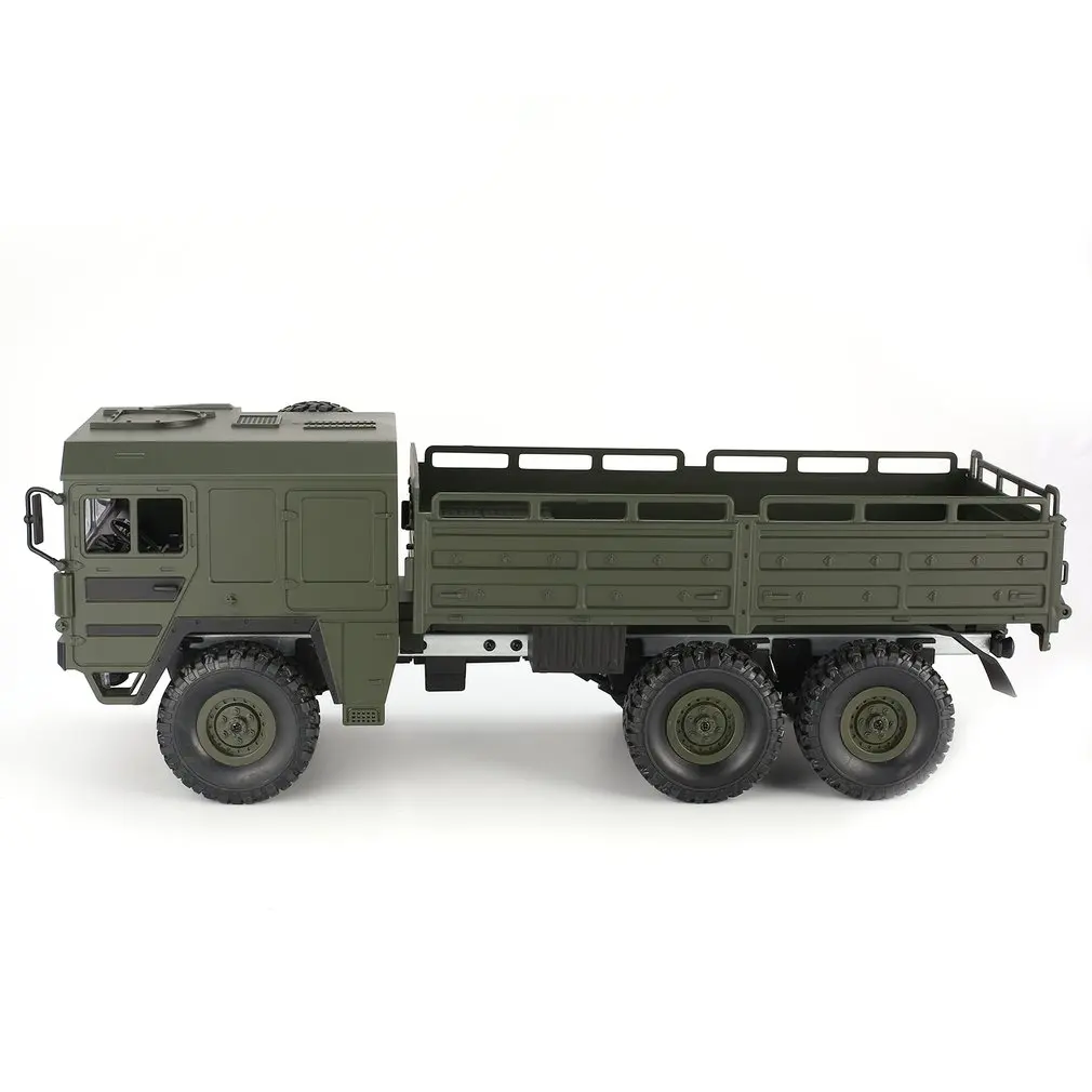 JJRC Q64 1/16 2,4G 6WD Rc автомобиль военный грузовик внедорожный Рок Гусеничный RTR игрушка 6 колес Гоночные Игрушки для детей Подарки презенты