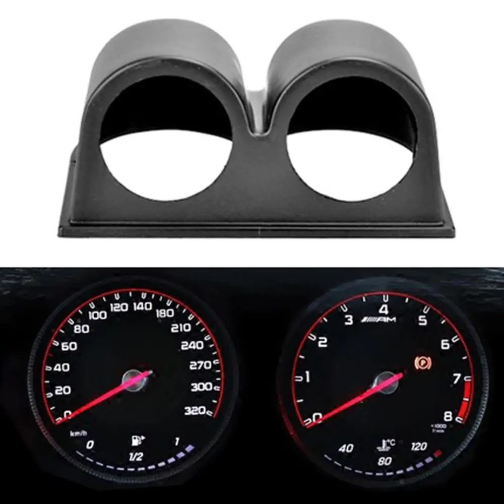 1* автомобильный черный 2/3 тройной Дырокол Манометр Pod Mount Holder ABS универсальные автомобильные аксессуары