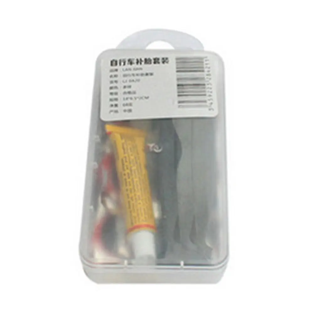 

Cycling Bike Accessories Bicycle Repair Fix Kit Flat Rubber Tube Tire Tire Patch Glue Tools Portable