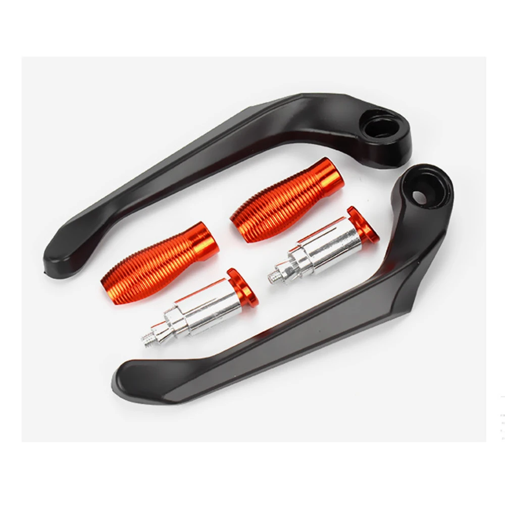 Мотоцикл handguard Moto руль ручной защиты для yamaha wr 125 x r1 2004 fazer fz6 xmax 125 tmax 500 yzf 250 serow 250 - Color: Orange