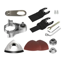 Adaptateurs pour meuleuse d'angle, en acier inoxydable, meulage, convertisseurs pour le travail du bois, fraisage, ouverture en métal, tête d'artisanat, ensemble d'accessoires