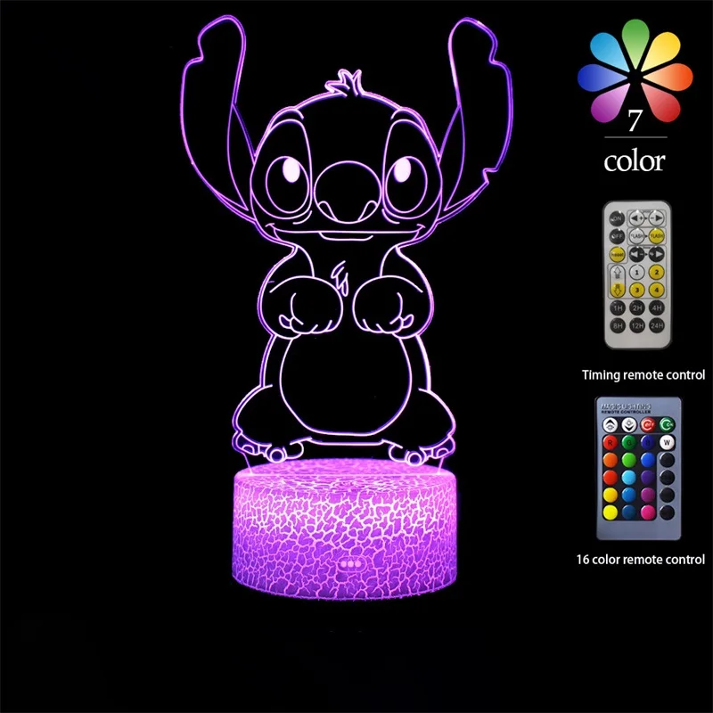 Blue Dog theme Acrylic Lamp 3D LED Home Room Decor Light Kid Child Gift Mood Christmas present Dropshippping | Лампы и освещение