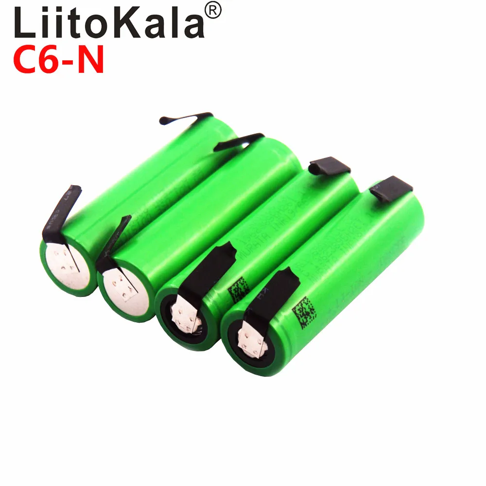 LiitoKala VTC6 18650 аккумулятор литий-ионные литиевые батареи высокого стока 30A разряда высокого разряда