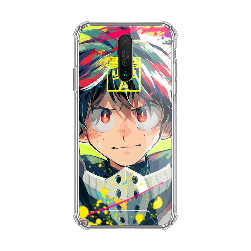 My Hero Academy Case For Xiaomi Redmi Note 8T 9S 8 7 K20 9 Pro K30 5G 7A 6 Airbag Anti-Fall TPU Phone Cover Sac