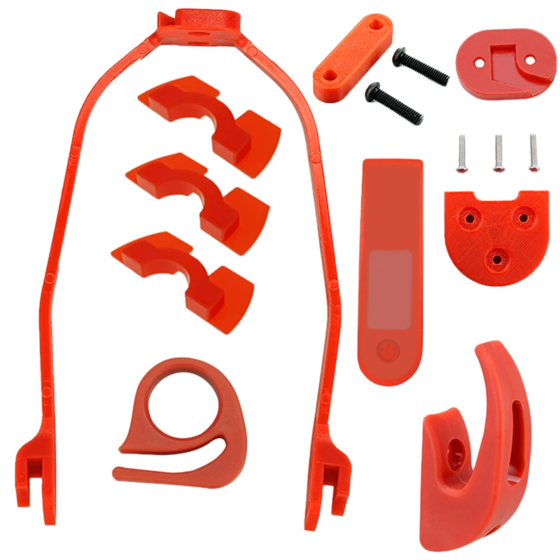 

For XiaoMi MIJIA M365 Pro Electric Scooter Accessories Rear Fender Wing Fender Shock Absorber Fook Tail Pad Accessories Red