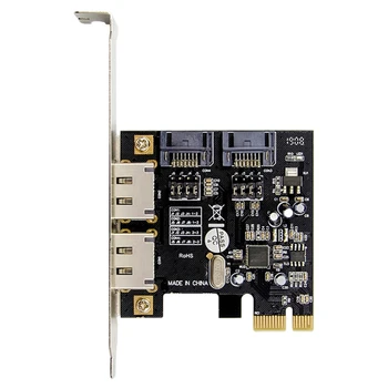 

HOT-PCI-E to SATA3.0 Expansion Card 4-Port Desktop Expansion Card SSD Solid State Drive