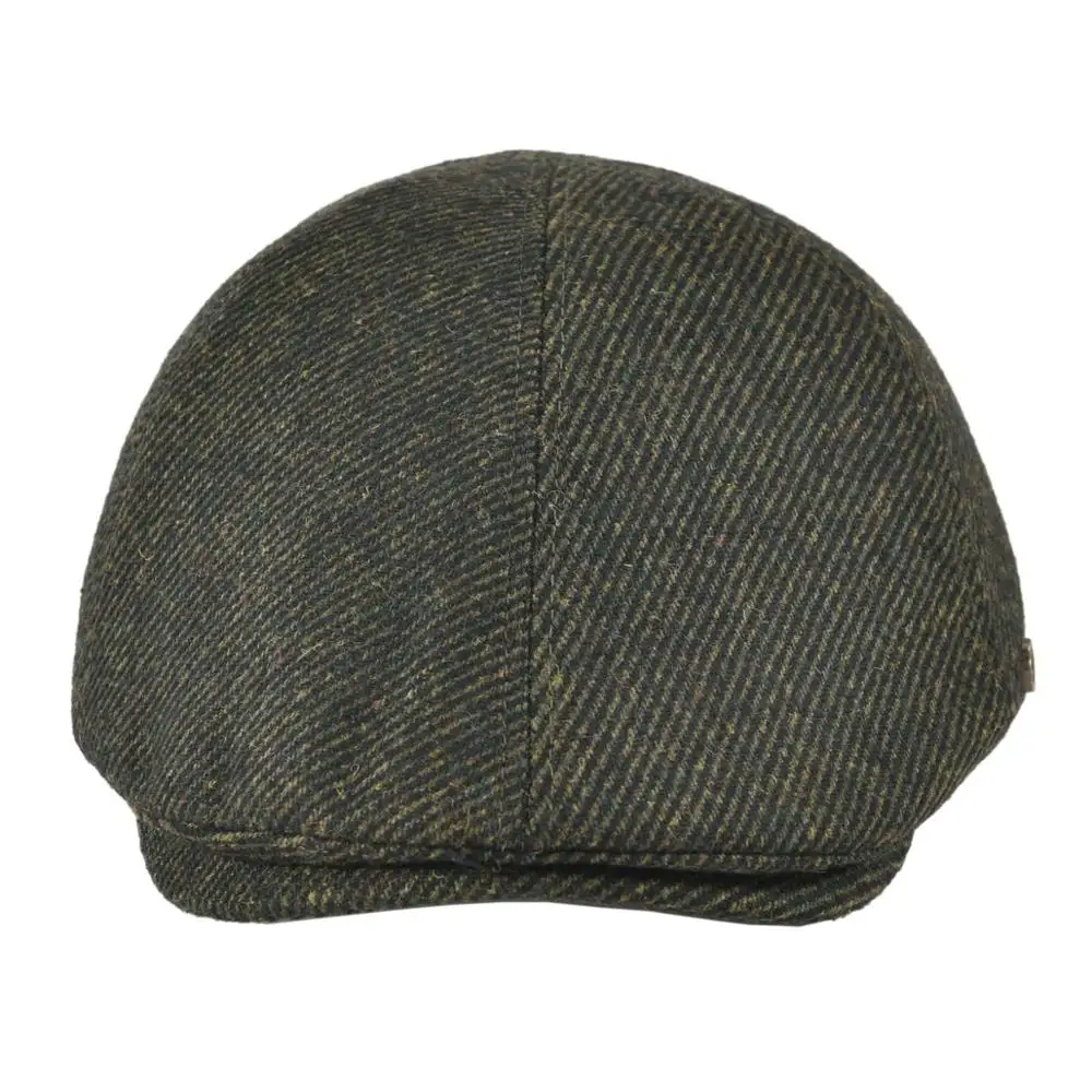 VOBOOM Warm Ivy Flat Caps Fall Winter Driver Hat Newsboy Cap Men Wool Twill Soft Casquette 182