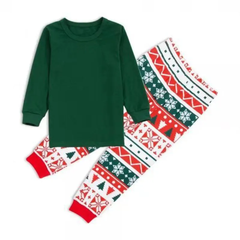Новинка; одинаковые рождественские пижамы для всей семьи; пижамные комплекты; Рождественская одежда для сна для детей и взрослых; Ночная одежда; Семейный комплект повседневной одежды; CL091