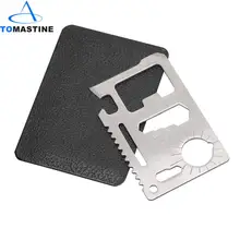 11 в 1 многофункциональный швейцарский нож для кемпинга, выживания, охоты, Военный нож для кредитных карт, SOS карманный армейский нож, инструменты