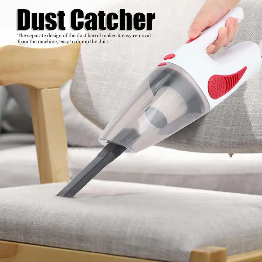 

4500pa 120W 12V Handheld Cordless Vacuum Cleaner Home Car Wet Dry Dual Use Mini Vacuum Cleaner Dust Collector Rechargeable
