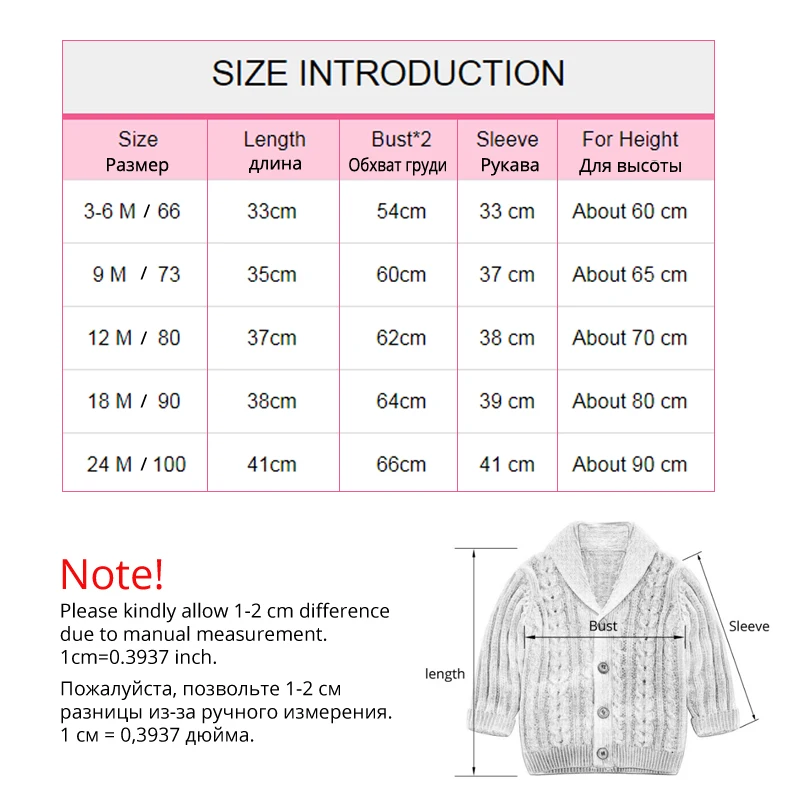 Boys Cardigan Sweater Fashion Children Coat Casual Spring Baby School Outfits Kids Sweater Infant Clothes Outerwear 0-24M